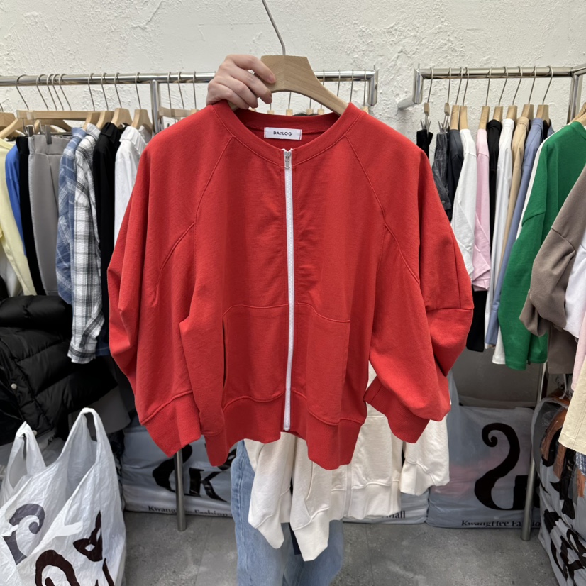 DA YLOG東大門實拍女士新款推薦26春夏時尚夾克泡泡袖拉鏈DA YLOG夾克圖色3