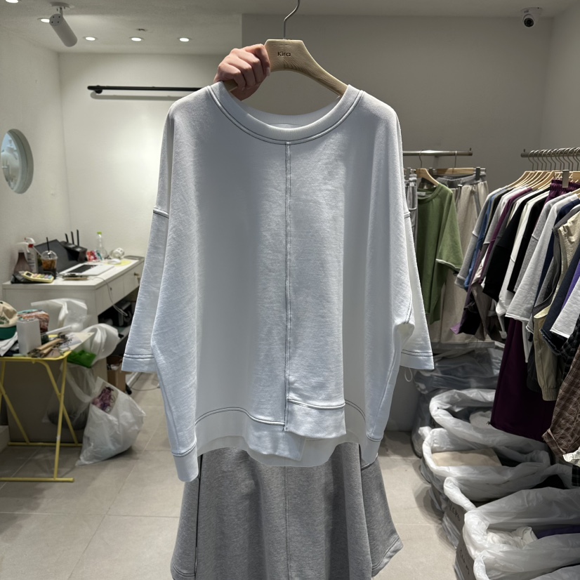 IN KIRA韓國直郵女士新款時尚26春夏真品推薦熱賣衛衣棉質IN KIRA衛衣圖色1