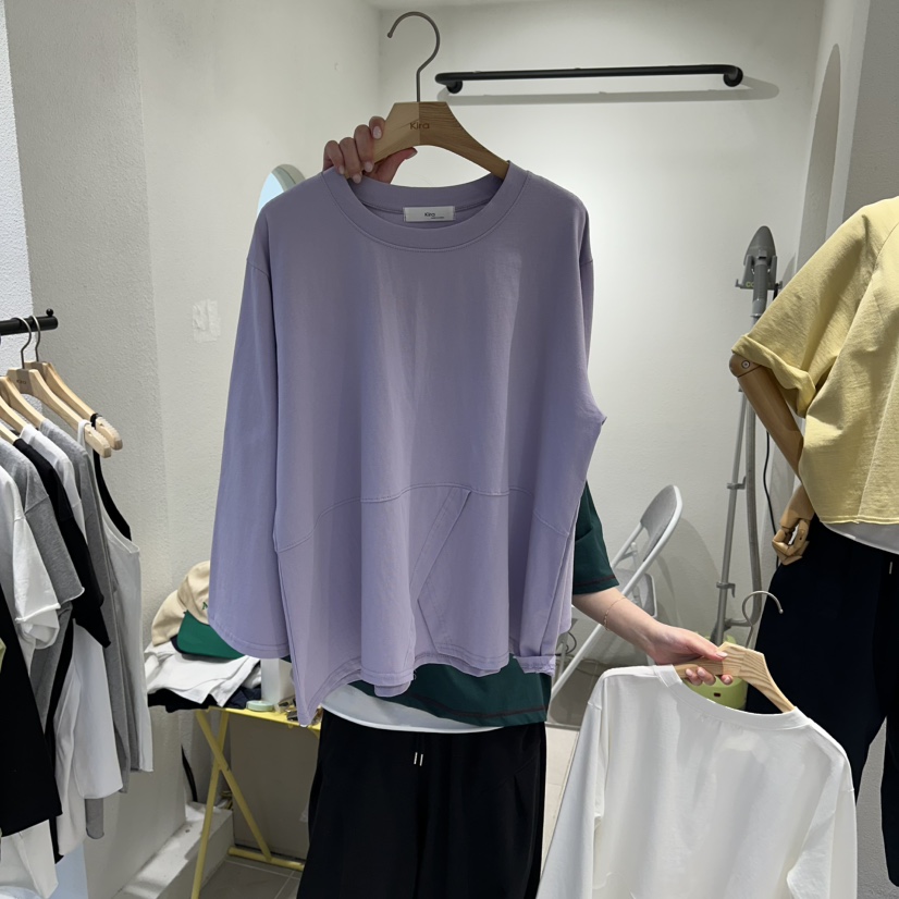 IN KIRA韓國直郵女裝新款人氣職業26春夏休閑真品長袖T恤IN KIRA長袖T恤圖色2
