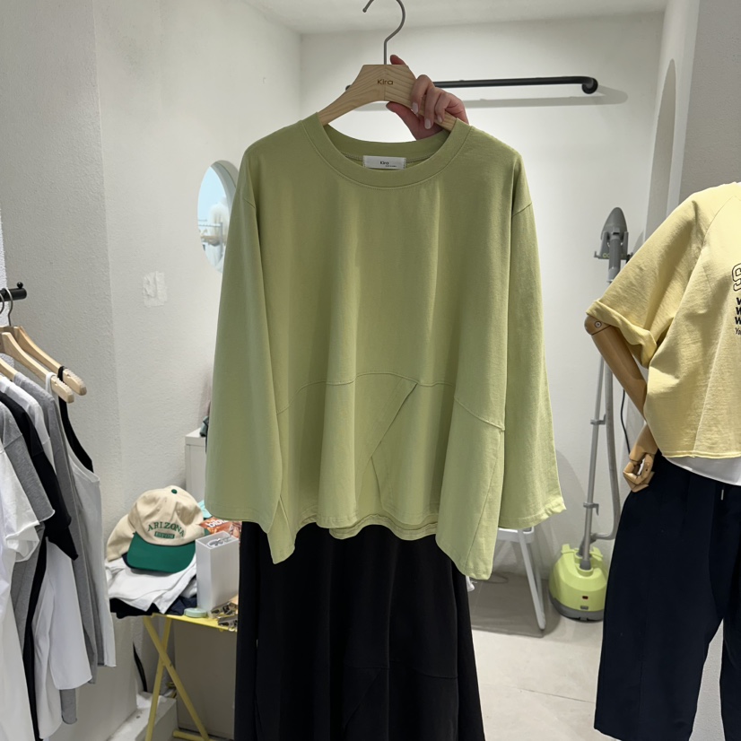 IN KIRA韓國直郵女裝新款人氣職業26春夏休閑真品長袖T恤IN KIRA長袖T恤圖色3