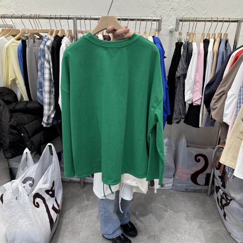 DA YLOG韓國直郵女士新款推薦時尚職業26春夏休閑長袖T恤DA YLOG長袖T恤