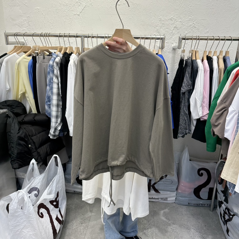 DA YLOG韓國直郵女士新款推薦時尚職業26春夏休閑長袖T恤DA YLOG長袖T恤圖色2