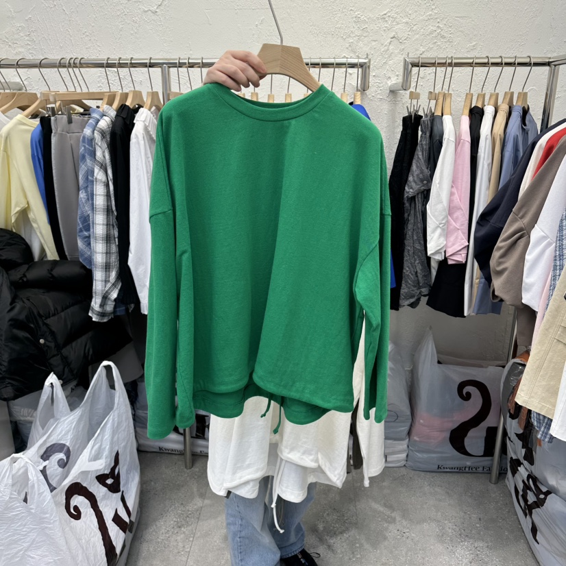 DA YLOG韓國直郵女士新款推薦時尚職業26春夏休閑長袖T恤DA YLOG長袖T恤圖色3