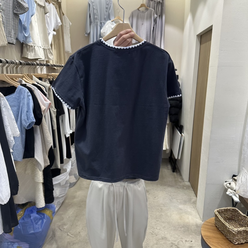 HOLYBANANA東大門代購女士新款人氣職業真品休閑時尚26春夏T恤groovy.H/HOLYBANANAT恤