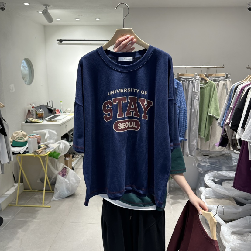 IN KIRA東大門實拍女裝新品時尚職業26春夏熱賣休閑真品T恤IN KIRAT恤圖色3