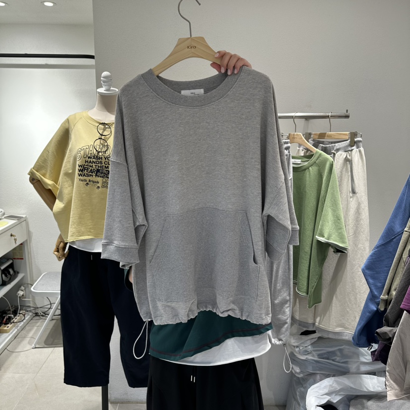 IN KIRA韓國代購女士新款時尚熱賣休閑職業真品推薦人氣T恤IN KIRAT恤圖色2