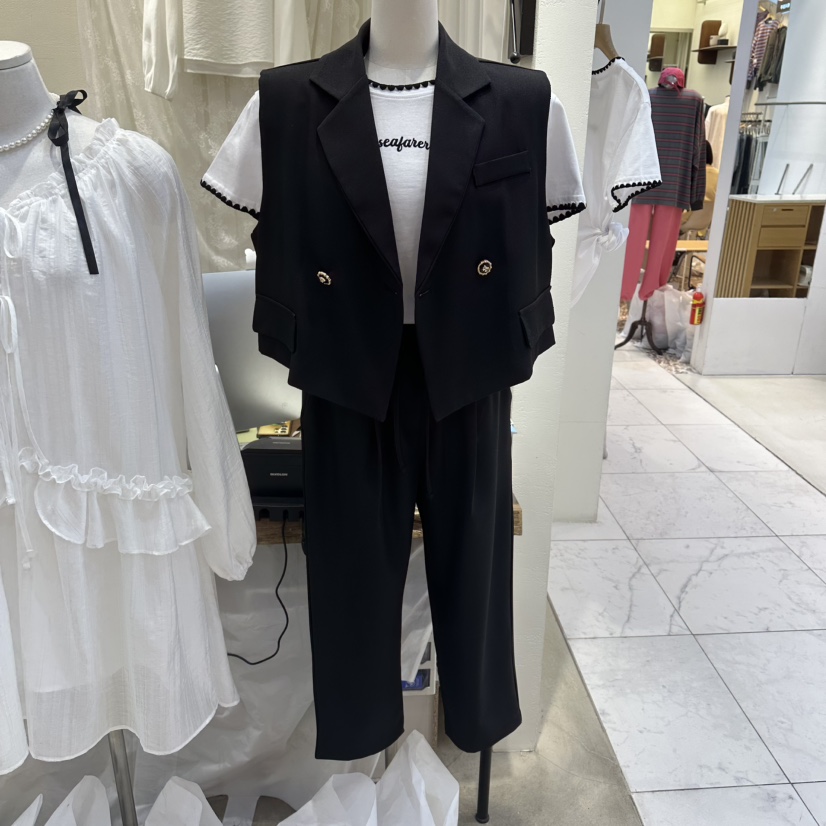 HOLYBANANA韓國直郵女裝新品休閑職業推薦真品熱賣休閑褲groovy.H/HOLYBANANA休閑褲