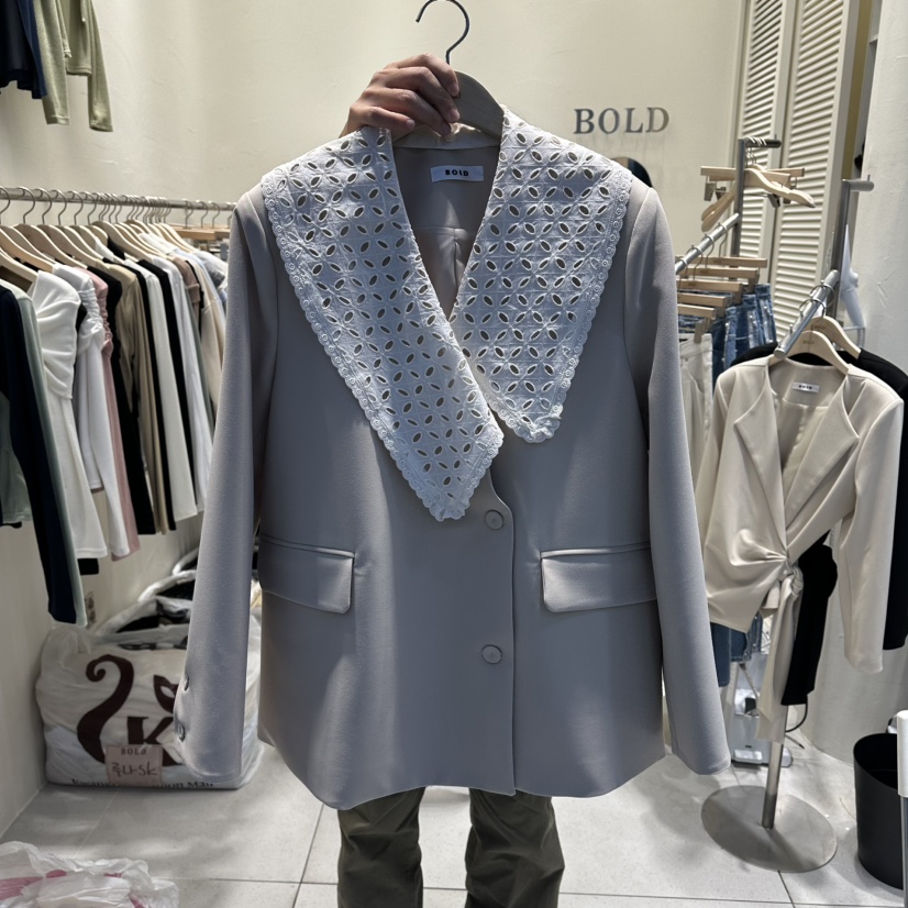 BOLD東大門實拍女裝新品職業推薦真品時尚熱賣人氣26春夏夾克BOLD夾克圖色1