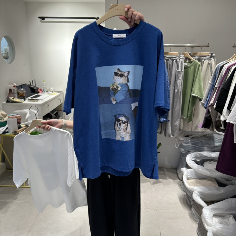 IN KIRA東大門代購女裝新款真品熱賣時尚職業人氣推薦T恤IN KIRAT恤圖色2