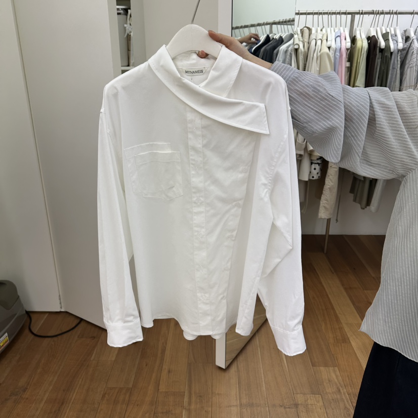 MYNAMEIS/AIME HOPE MAKE東大門代購女裝新款26春夏襯衫蕾絲衫MYNAMEIS/AIME HOPE MAKE襯衫/蕾絲衫圖色1