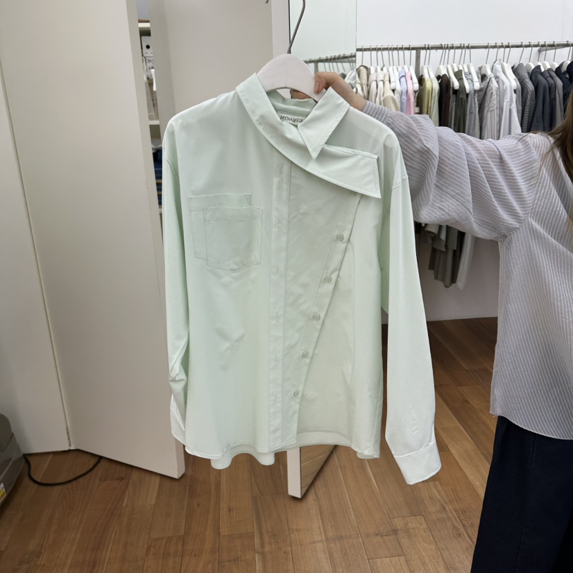 MYNAMEIS/AIME HOPE MAKE東大門代購女裝新款26春夏襯衫蕾絲衫MYNAMEIS/AIME HOPE MAKE襯衫/蕾絲衫圖色2