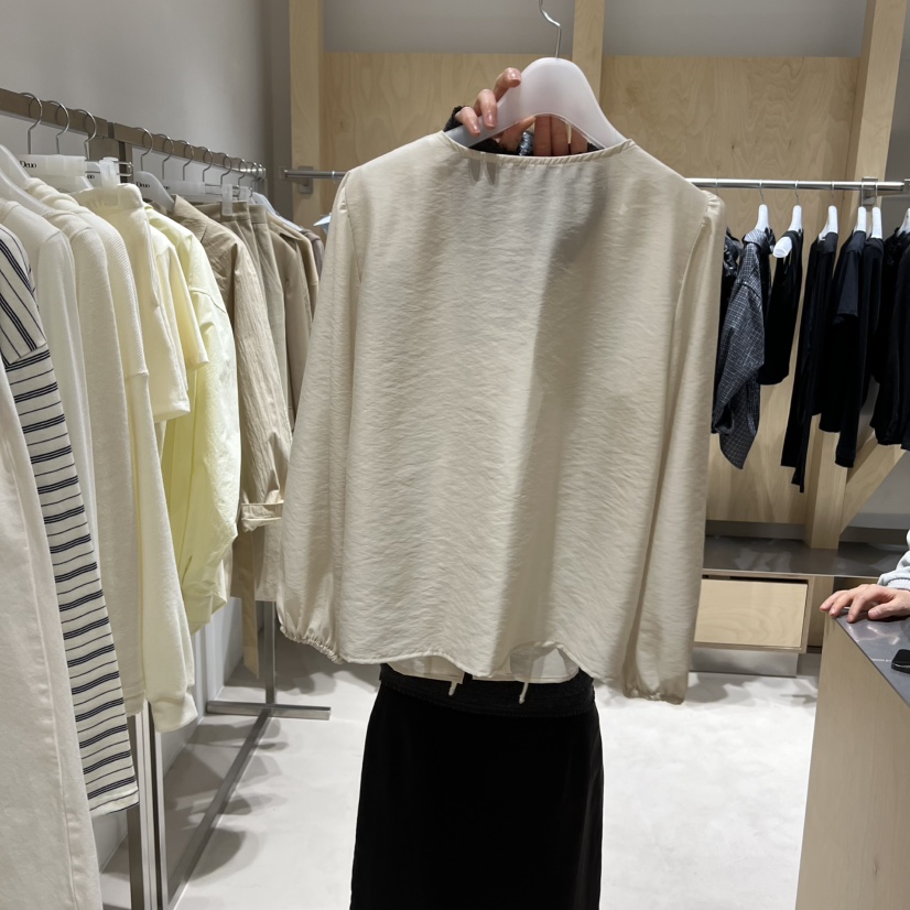 DEUO東大門實拍女士新款26春夏真品推薦休閑時尚襯衫蕾絲衫DEUO襯衫/蕾絲衫