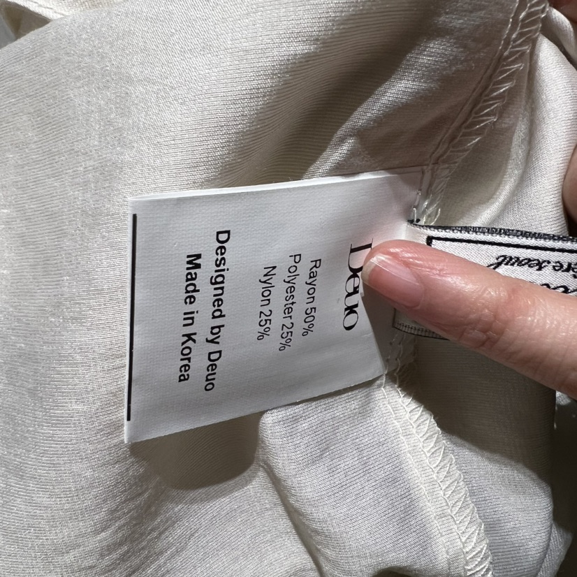 DEUO東大門實拍女士新款26春夏真品推薦休閑時尚襯衫蕾絲衫DEUO襯衫/蕾絲衫