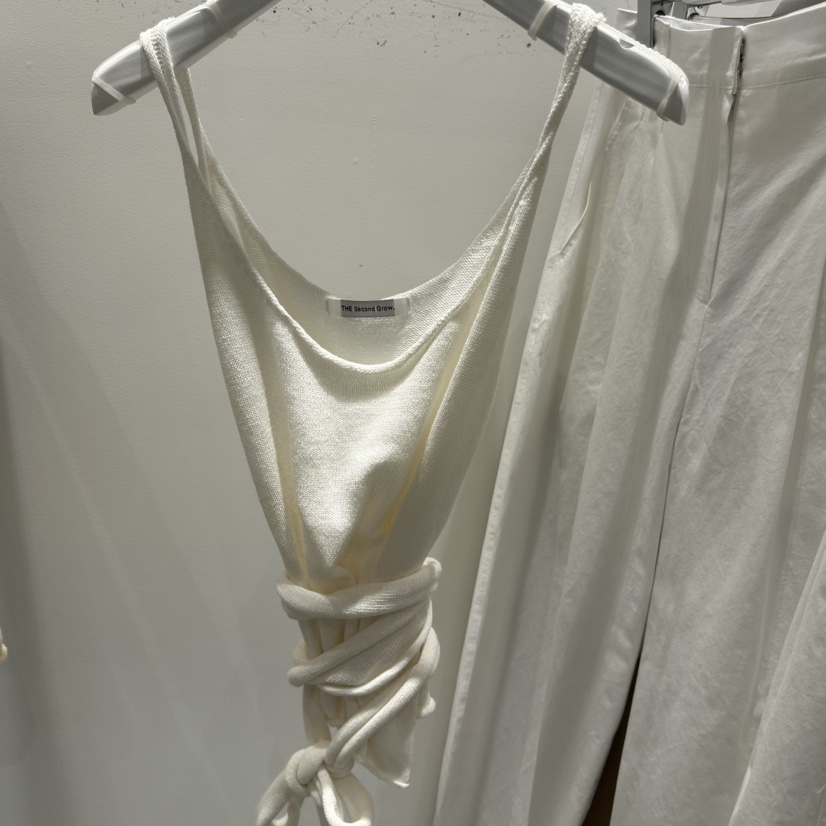 THE SECOND GROW/QUEENSRABBIT東大門代購女裝新品人氣吊帶背心不含內搭THE SECOND GROW/QUEENSRABBIT吊帶/背心圖色4