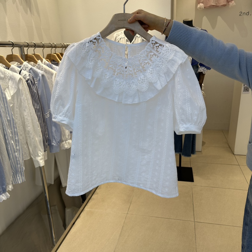 2nd B-S東大門直郵女裝新款人氣真品時尚推薦襯衫蕾絲衫2nd B-S襯衫/蕾絲衫圖色1
