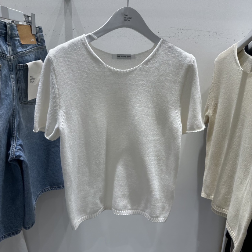 THE SECOND GROW/QUEENSRABBIT韓國直郵女士新款熱賣針織衫圓領THE SECOND GROW/QUEENSRABBIT針織衫圖色1