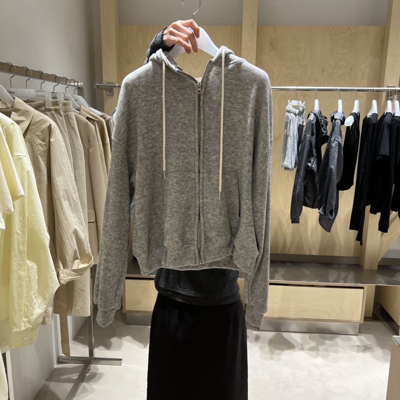 DEUO東大門直郵女裝新品休閑26春夏時尚推薦衛衣連帽衫拉鏈DEUO衛衣圖色2