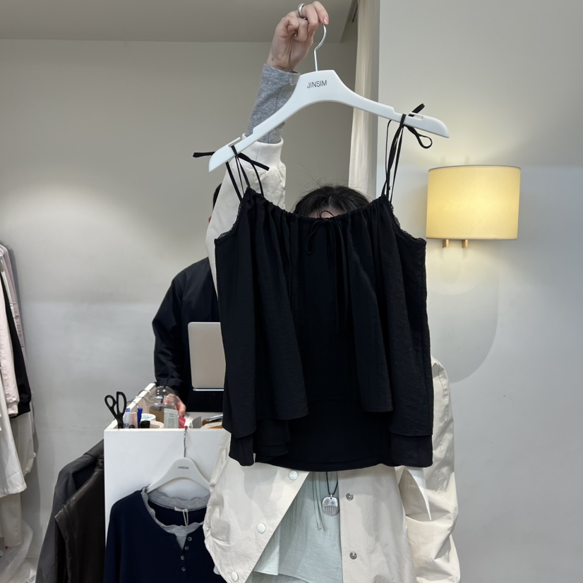 JINSIM東大門代購女裝新品職業時尚熱賣吊帶背心不含內搭JINSIM吊帶/背心圖色2