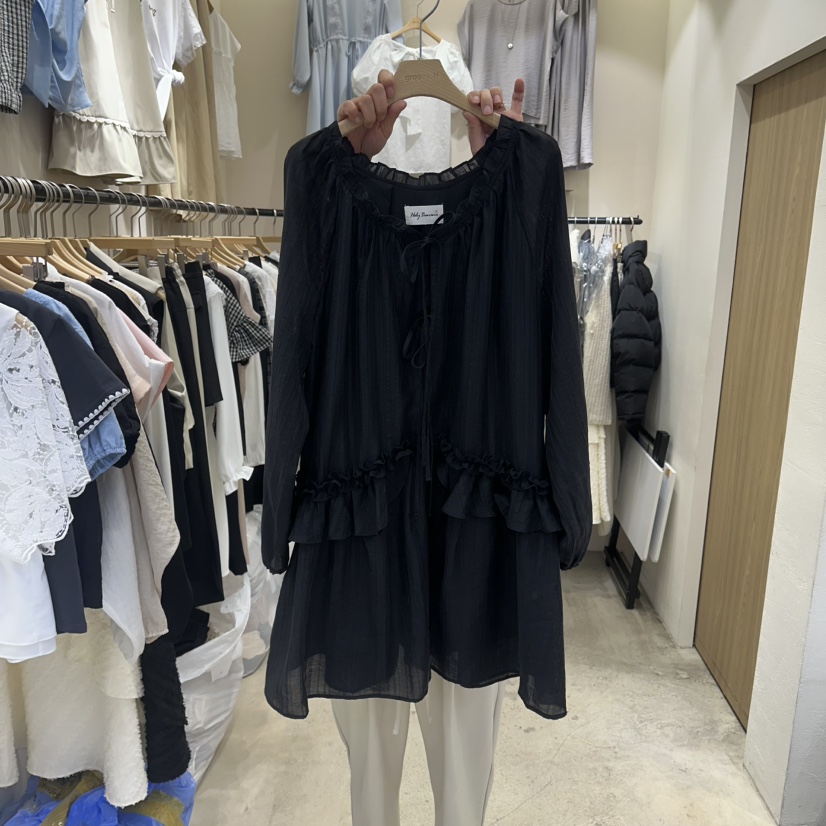 HOLYBANANA東大門直郵女士新品職業26春夏人氣推薦連衣裙groovy.H/HOLYBANANA連衣裙圖色2