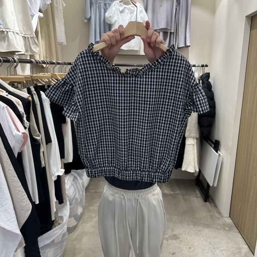 HOLYBANANA韓國直郵女裝新品時尚人氣推薦真品襯衫蕾絲衫groovy.H/HOLYBANANA襯衫/蕾絲衫