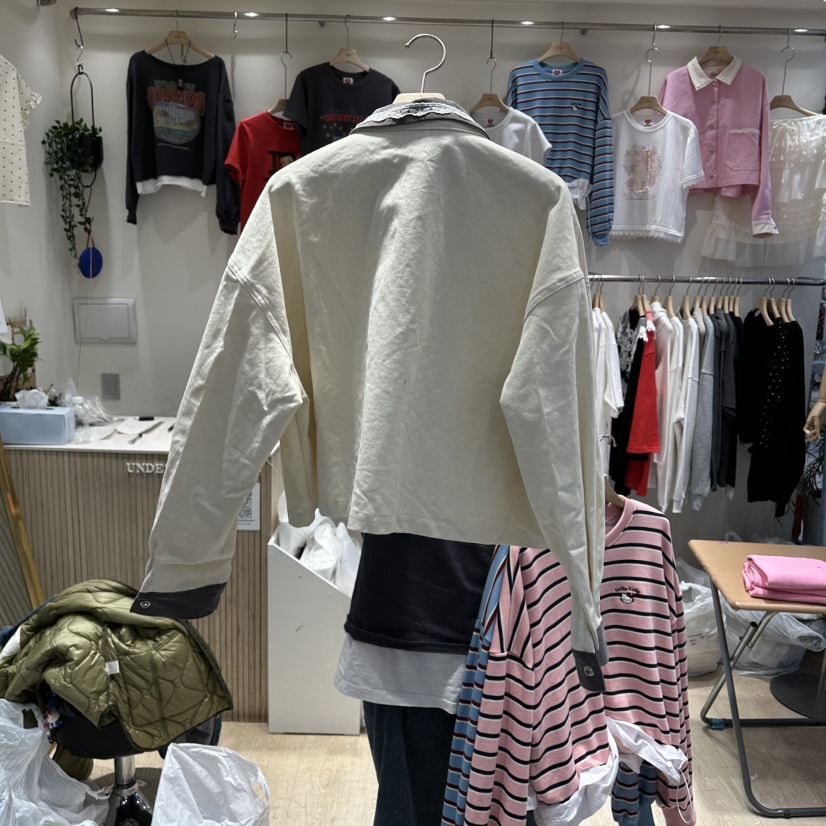 UNDERSTAR_VINTAGE韓國代購女裝新款人氣時尚推薦夾克蕾絲UNDERSTAR_VINTAGE夾克