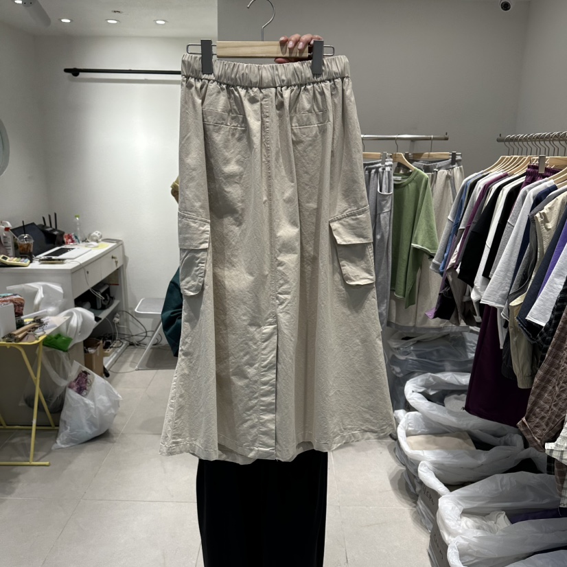 IN KIRA韓國代購女裝新品熱賣職業休閑推薦時尚26春夏長裙IN KIRA長裙