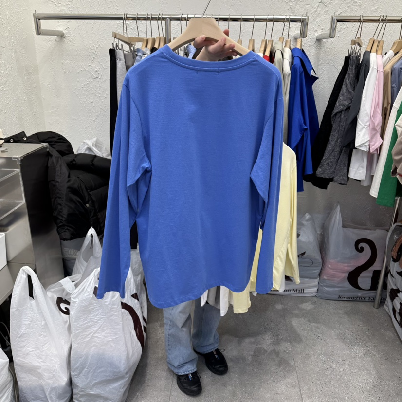 DA YLOG韓國直郵女裝新款時尚真品休閑26春夏職業長袖T恤DA YLOG長袖T恤