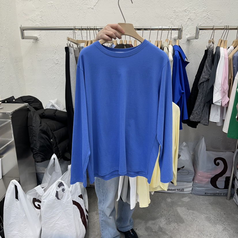 DA YLOG韓國直郵女裝新款時尚真品休閑26春夏職業長袖T恤DA YLOG長袖T恤圖色4