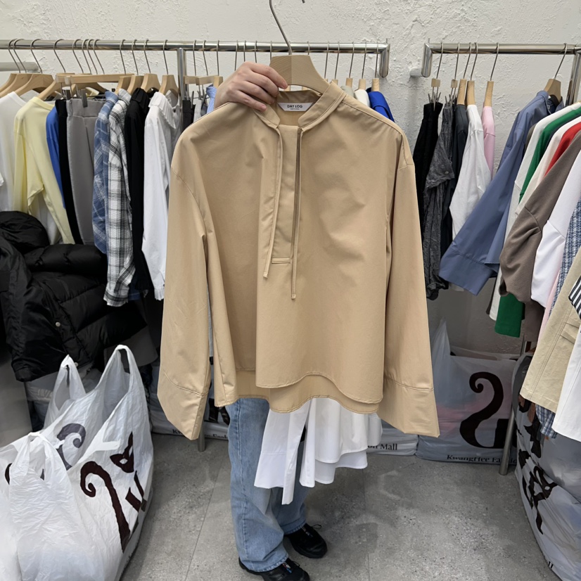 DA YLOG東大門直郵女士新款熱賣休閑26春夏推薦襯衫蕾絲衫DA YLOG襯衫/蕾絲衫圖色1