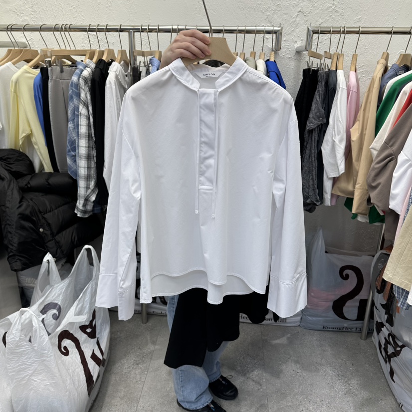 DA YLOG東大門直郵女士新款熱賣休閑26春夏推薦襯衫蕾絲衫DA YLOG襯衫/蕾絲衫圖色2