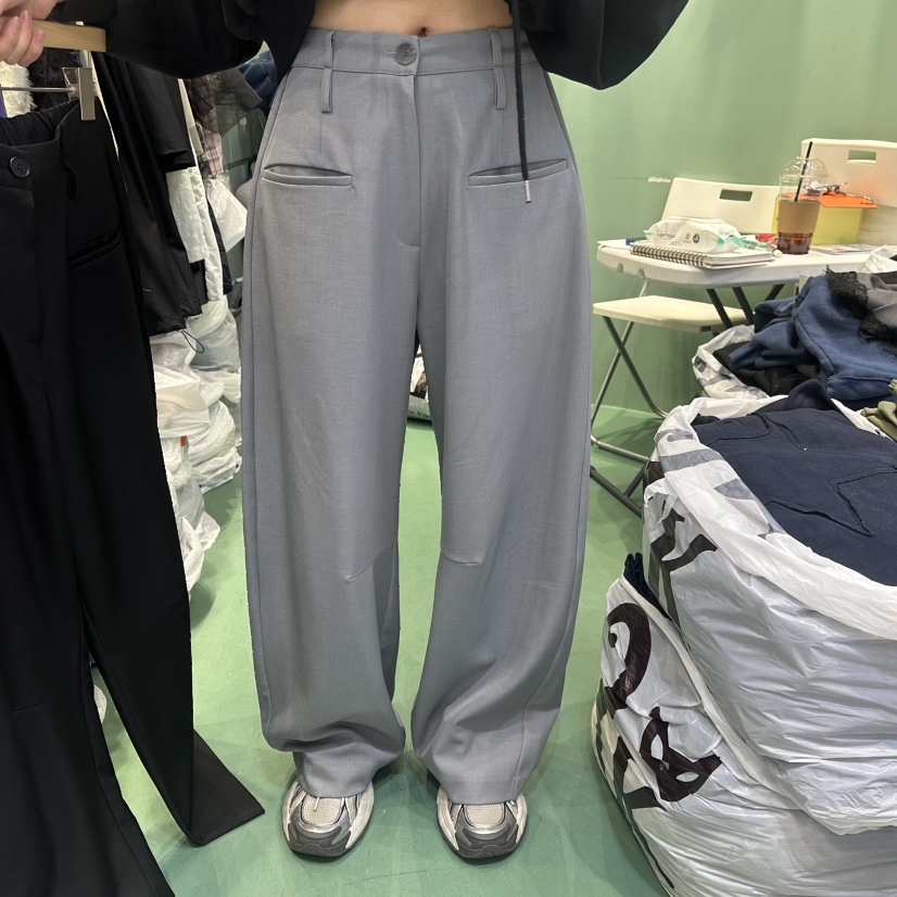 ROMANTIC NEWYORK韓國代購女裝新款熱賣時尚26春夏休閑褲ROMANTIC NEWYORK休閑褲圖色1