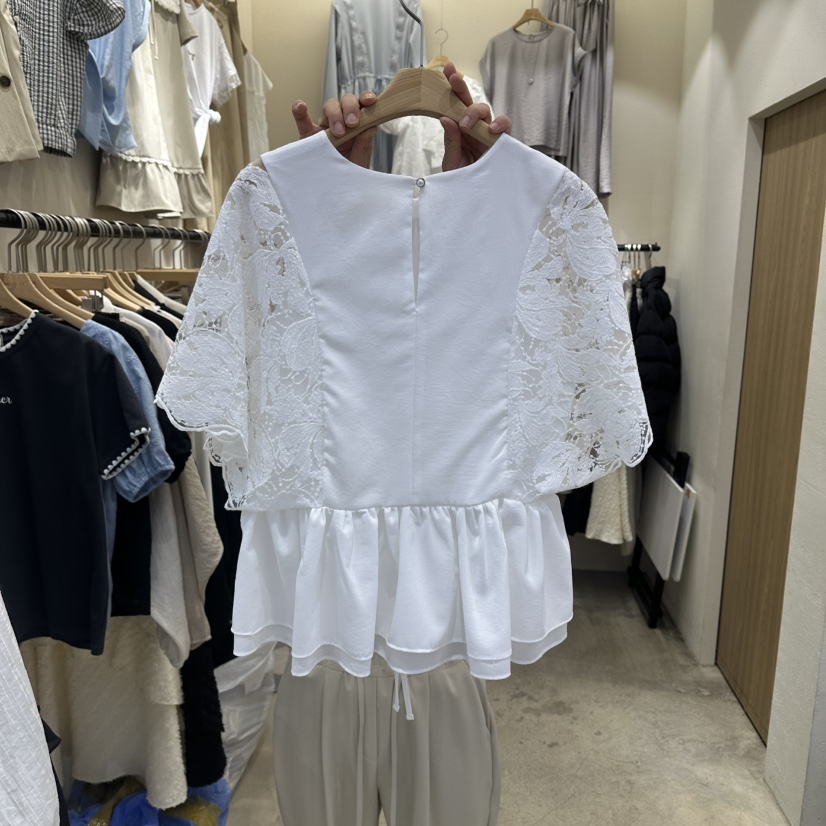 HOLYBANANA東大門代購女裝新款熱賣休閑真品職業襯衫蕾絲衫groovy.H/HOLYBANANA襯衫/蕾絲衫