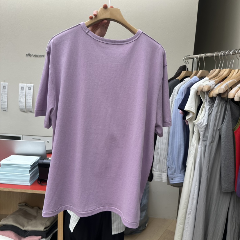 EFFERVESCENT東大門直郵女士新款休閑推薦時尚26春夏熱賣T恤evc/effervescentT恤