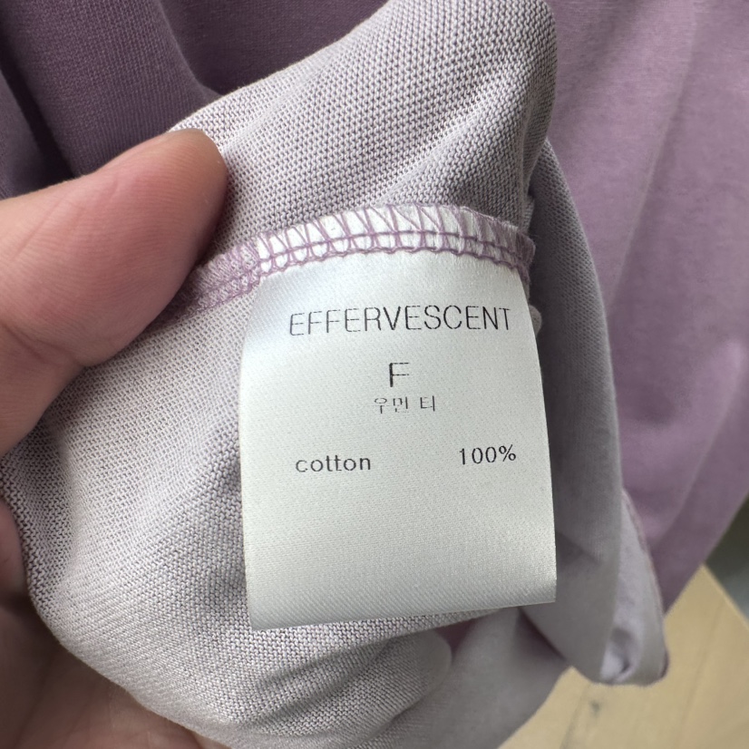 EFFERVESCENT東大門直郵女士新款休閑推薦時尚26春夏熱賣T恤evc/effervescentT恤