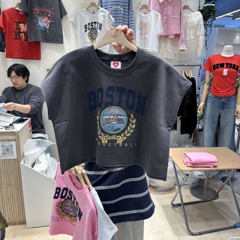 UNDERSTAR_VINTAGE東大門直郵女裝新品26春夏推薦時尚T恤UNDERSTAR_VINTAGET恤圖色3