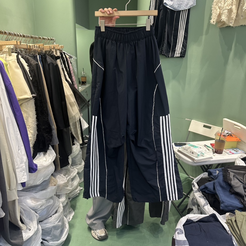 ROMANTIC NEWYORK東大門實拍女裝新款真品時尚熱賣休閑褲ROMANTIC NEWYORK休閑褲圖色2黑色