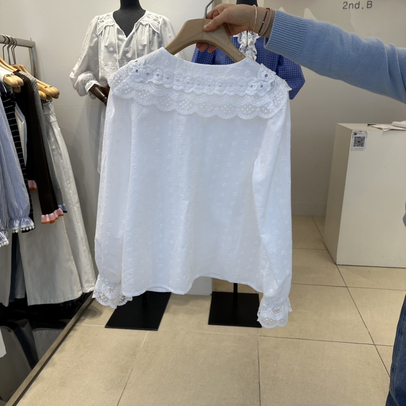 2nd B-S東大門實拍女裝新款職業熱賣時尚推薦襯衫蕾絲衫2nd B-S襯衫/蕾絲衫