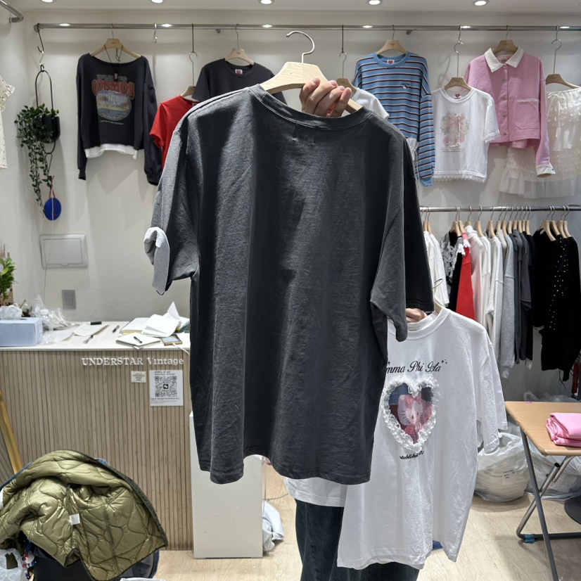 UNDERSTAR_VINTAGE韓國直郵女裝新品推薦休閑時尚真品T恤UNDERSTAR_VINTAGET恤