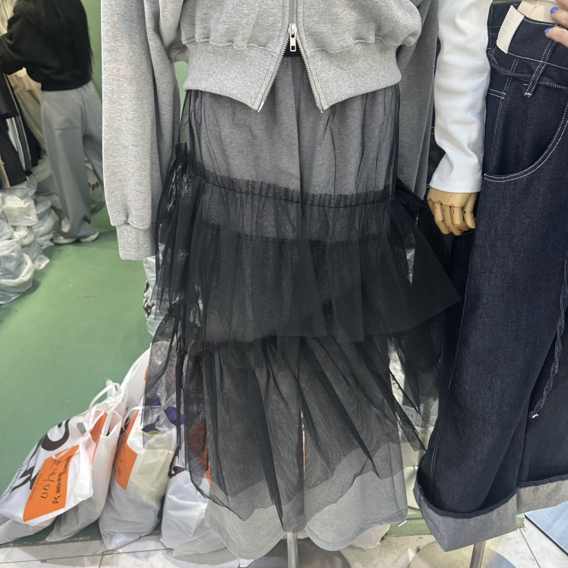 ROMANTIC NEWYORK東大門代購女裝新款熱賣人氣半身裙中短裙ROMANTIC NEWYORK半身裙/中短裙圖色2