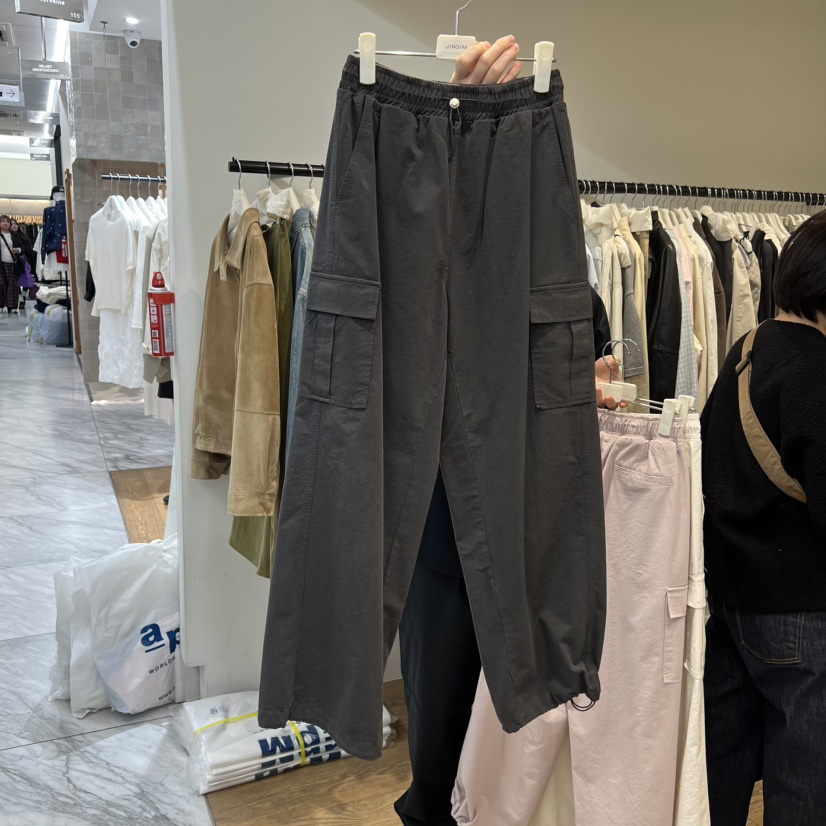 JINSIM東大門代購女士新品熱賣休閑時尚26春夏職業休閑褲JINSIM休閑褲圖色3