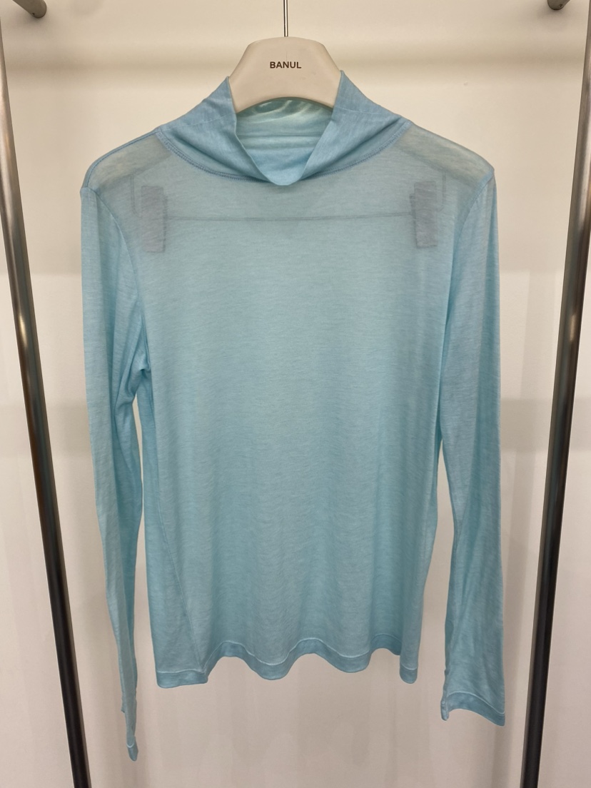 BANUL東大門實拍女裝新品人氣時尚熱賣推薦26春夏長袖T恤高領BANUL長袖T恤圖色2