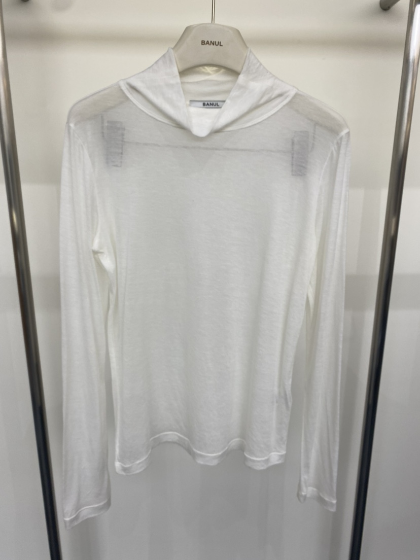 BANUL東大門實拍女裝新品人氣時尚熱賣推薦26春夏長袖T恤高領BANUL長袖T恤圖色3