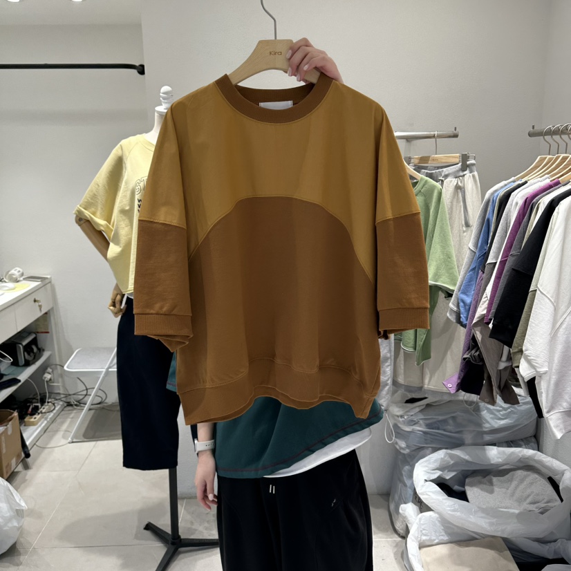 IN KIRA韓國直郵女士新款休閑人氣真品26春夏職業時尚T恤IN KIRAT恤圖色1