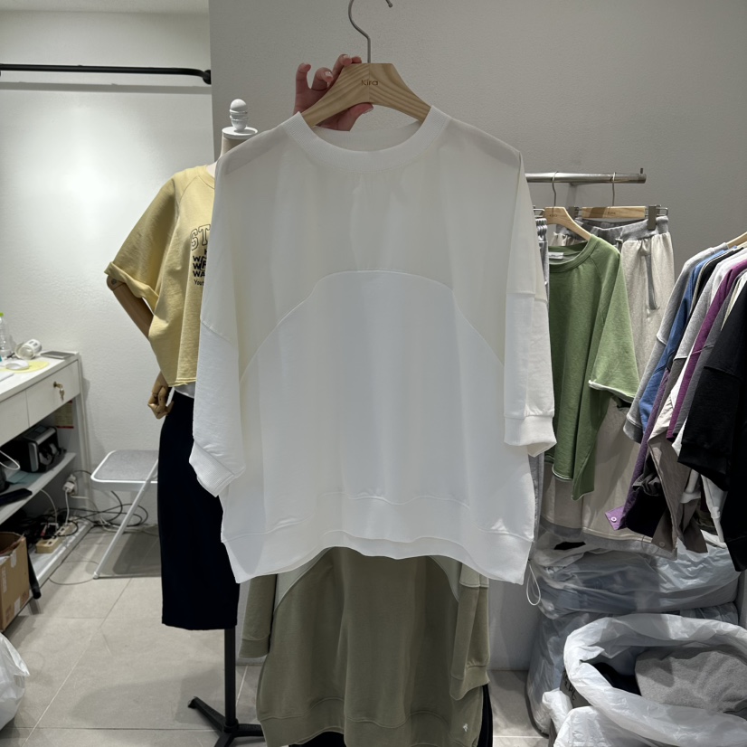 IN KIRA韓國直郵女士新款休閑人氣真品26春夏職業時尚T恤IN KIRAT恤圖色2