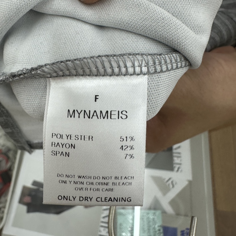 MYNAMEIS/AIME HOPE MAKE東大門實拍女士新品26春夏衛衣拉鏈MYNAMEIS/AIME HOPE MAKE衛衣