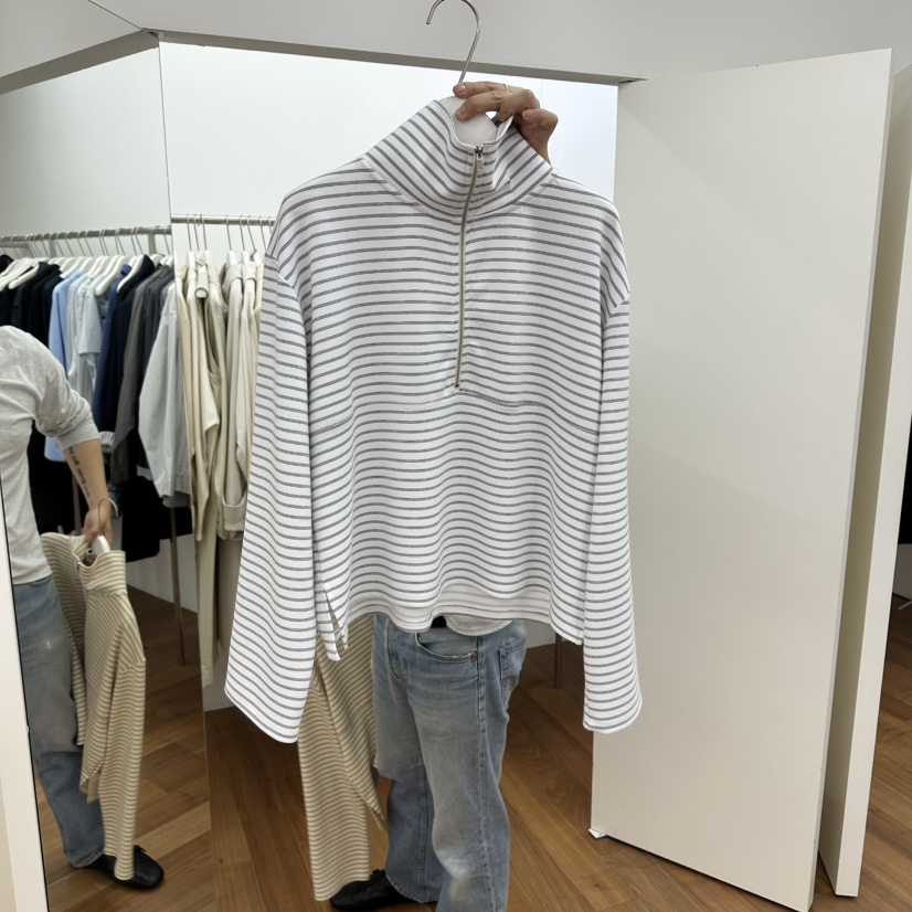 MYNAMEIS/AIME HOPE MAKE東大門實拍女士新品26春夏衛衣拉鏈MYNAMEIS/AIME HOPE MAKE衛衣圖色1