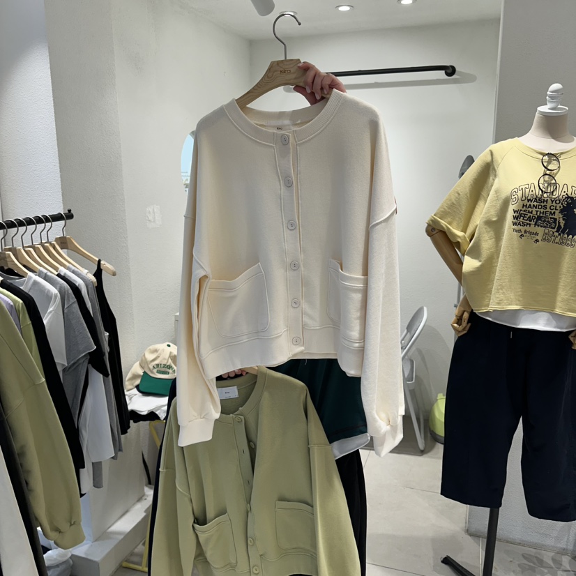 IN KIRA東大門實拍女士新款時尚推薦人氣熱賣夾克羊毛衫IN KIRA夾克圖色1