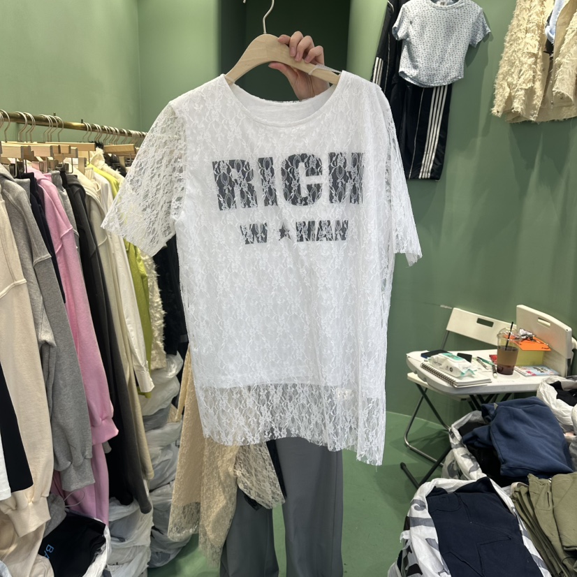 ROMANTIC NEWYORK東大門實拍女士新品時尚職業人氣26春夏T恤ROMANTIC NEWYORKT恤圖色1