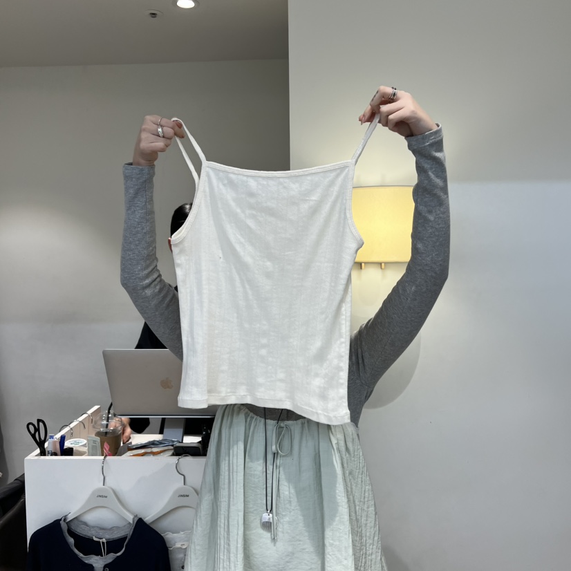 JINSIM東大門實拍女士新品推薦熱賣真品休閑時尚吊帶背心JINSIM吊帶/背心