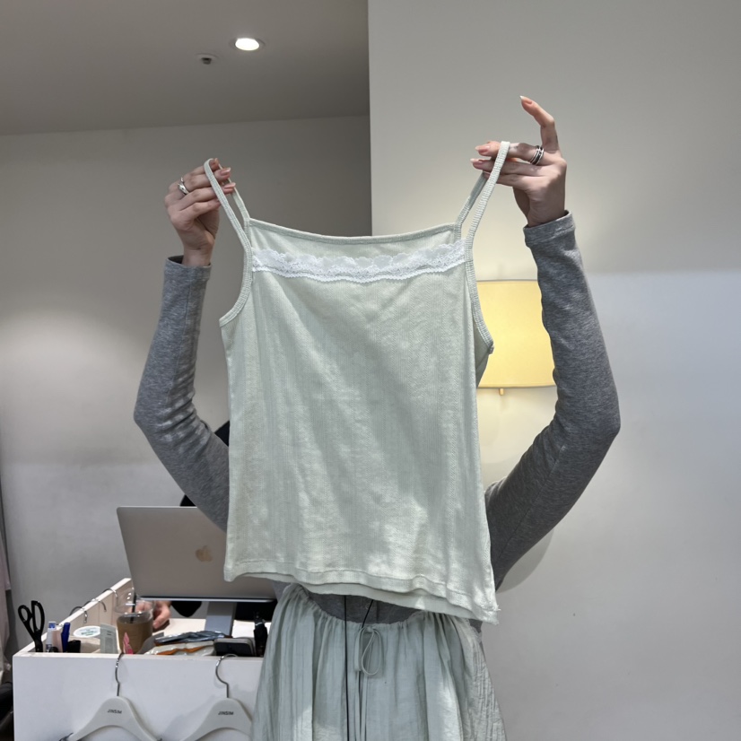 JINSIM東大門實拍女士新品推薦熱賣真品休閑時尚吊帶背心JINSIM吊帶/背心圖色2